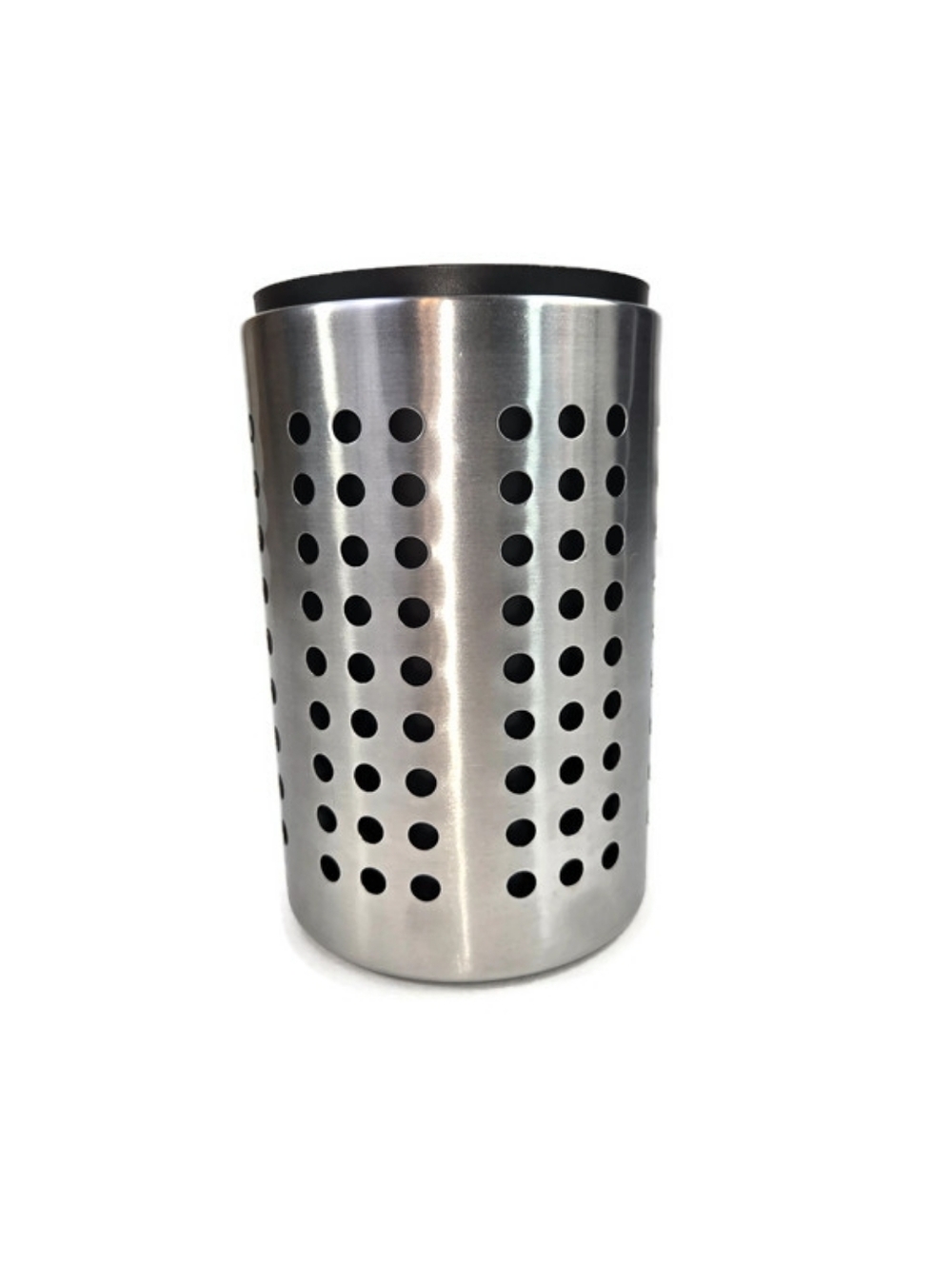 IKEA Stainless Utensil Holder w Plastic Insert Kitchen Organizer NWOT